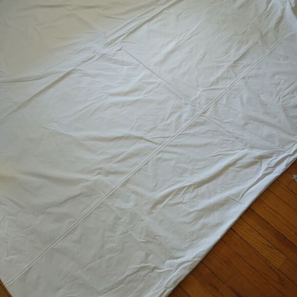 Sferra Grande Hotel Duvet Cover Full Queen Long Staple Cotton White Embroidery - Picture 4 of 13